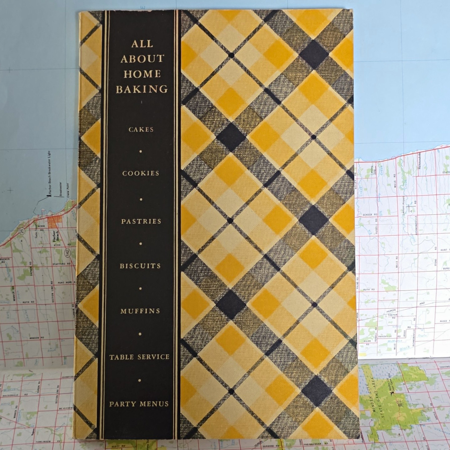 Vintage All About Home Baking Cookbook in English Vintage All About Home Baking Cookbook in English