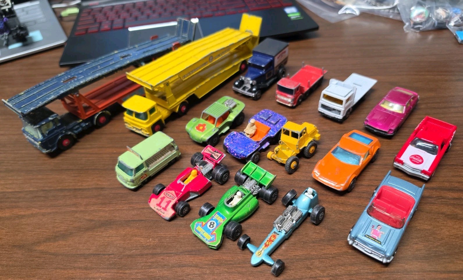 Vintage Matchbox Lesney Vehicle Lot King Size Race Buggy Coke Etc