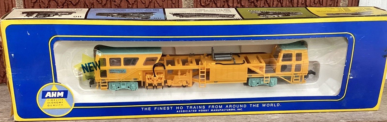 NIB VTG. NOS MIB AHM 5295 B P&L MAINLINER DUOMATIC 07-32 TRACK MAINTENANCE CAR