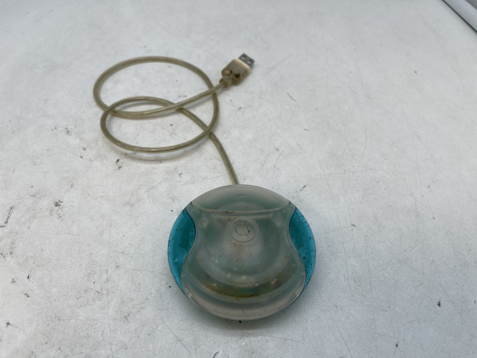Vintage Apple USB Mouse M4848 Bondi Blue \