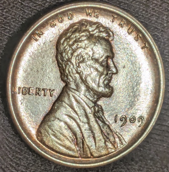 1909 VDB 1C Lincoln Cent in Choice BU Unc. PQ+ Terrific Eye Appeal T96146r