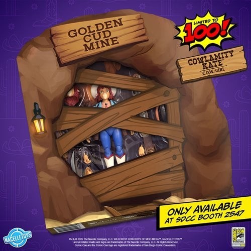 SDCC 2026 Exclusive Wild West COW Boys of Moo Mesa Cowlamity Kate Cudster NYCCC SDCC 2026 Exclusive Wild West COW Boys of Moo Mesa Cowlamity Kate Cudster NYCCC