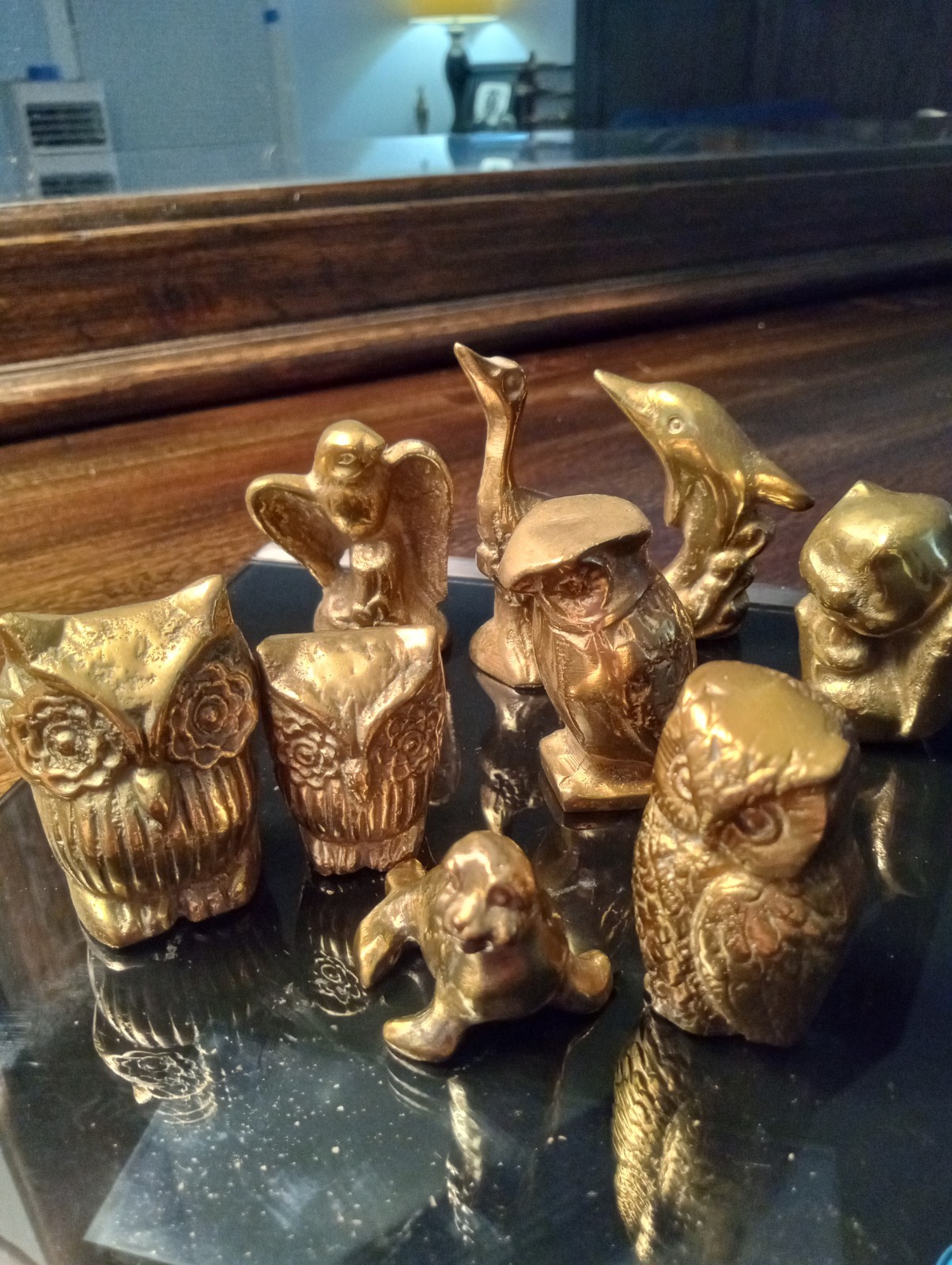 Vintage Brass Animal Figurines Lot Of 9 Vintage Brass Animal Figurines Lot Of 9