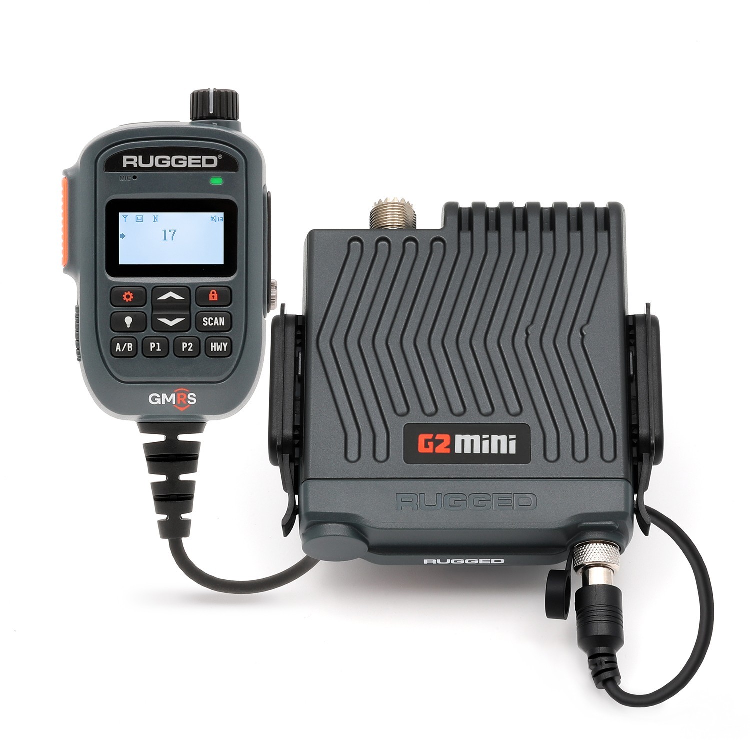 Rugged Radios GMRS G2 MINI MOBILE RADIO - Compact 30 Watts Communications MXT275