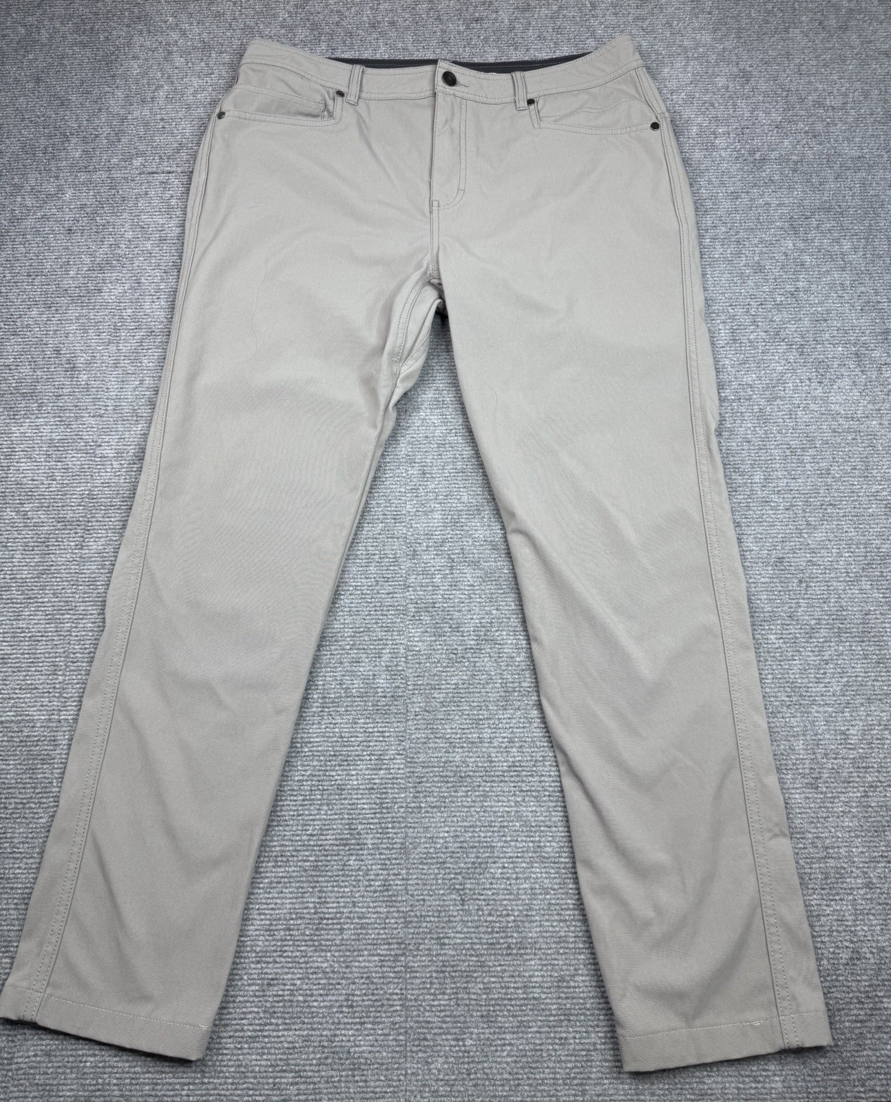 Western Rise Evolution Pant Mens 35 Tan/Grey Nylon Stretch Travel 30 Inseam Western Rise Evolution Pant Mens 35 Tan/Grey Nylon Stretch Travel 30 Inseam