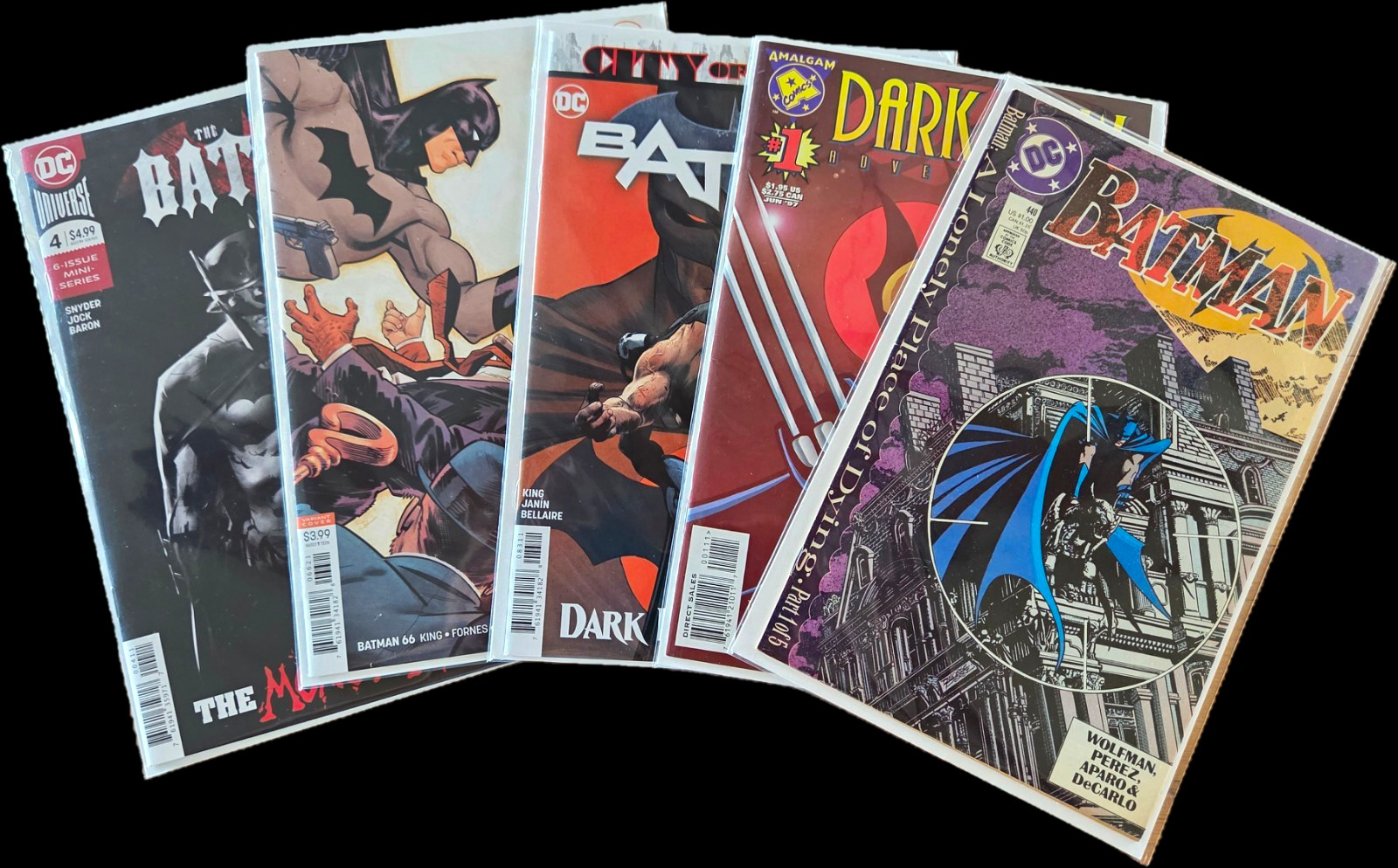 Lot Of Batman Random Comics Batman 440, Batman 83, Batman 66, BWL 4, Dark Claw 1