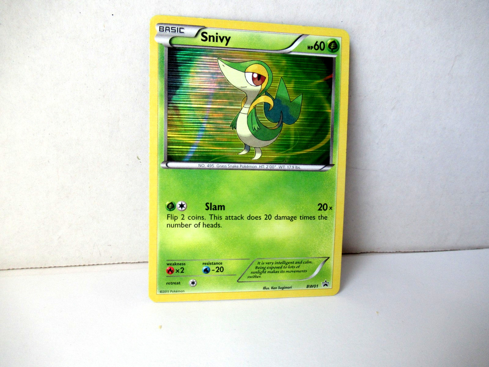 Pokemon Snivy BW01 BW Black Star Promos Promo