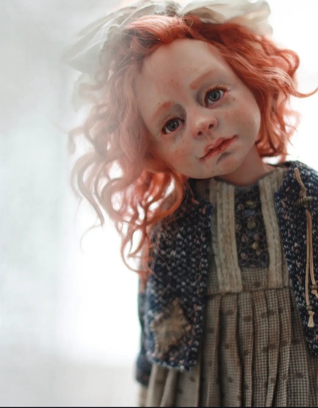 Handmade Doll. Artist Doll. Girl. Decoration. OOAK. Art. Handmade Doll. Artist Doll. Girl. Decoration. OOAK. Art.