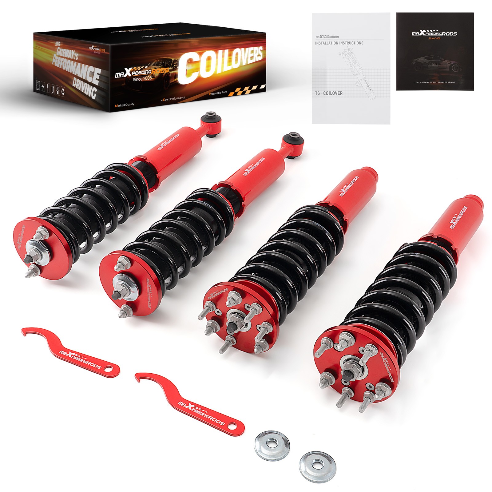 MaXpeedingrods Adjustable Coilovers Suspension Springs Kit For ACURA TL 04-08