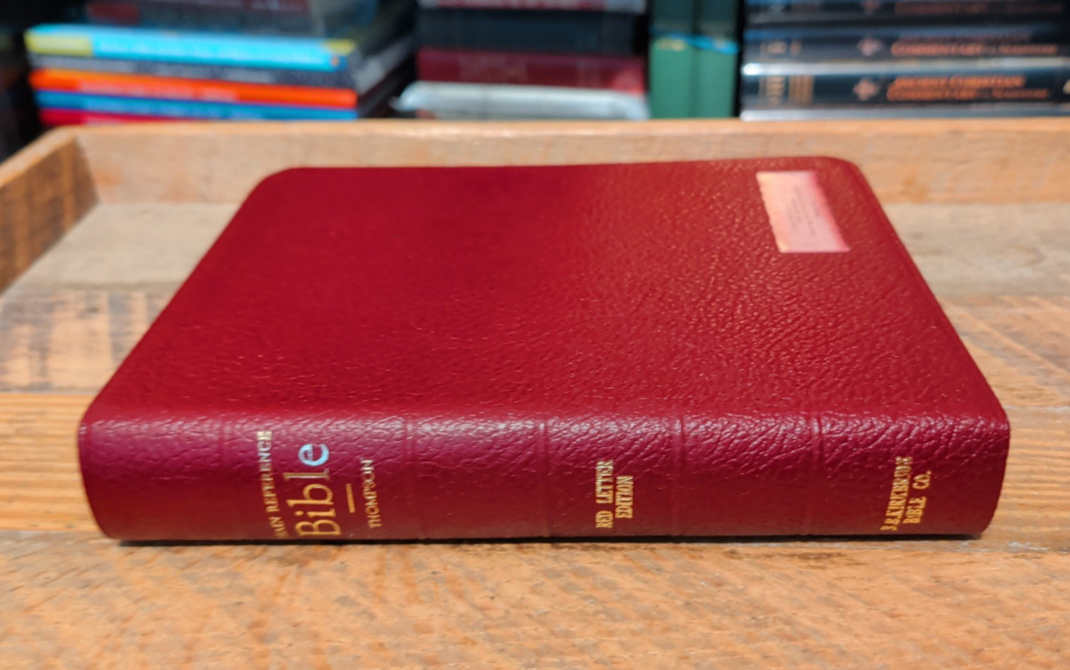 Vintage KJV Thompson Chain Reference Bible 4th Improved 1964c. Genuine Leather