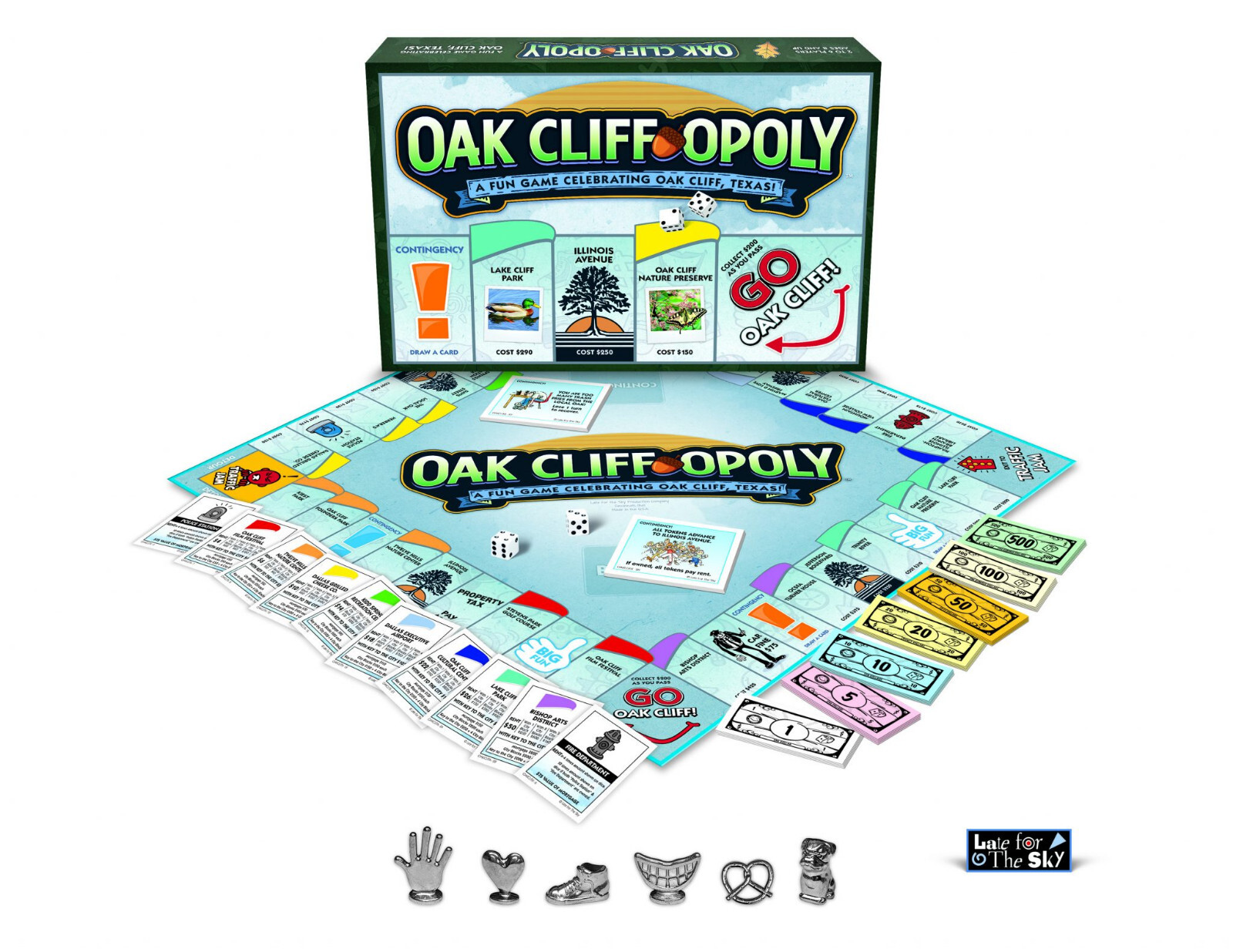 Oak Cliff Opoly Monopoly Game Dallas Texas DFW NEW Sealed RARE Oakcliff TX Cool