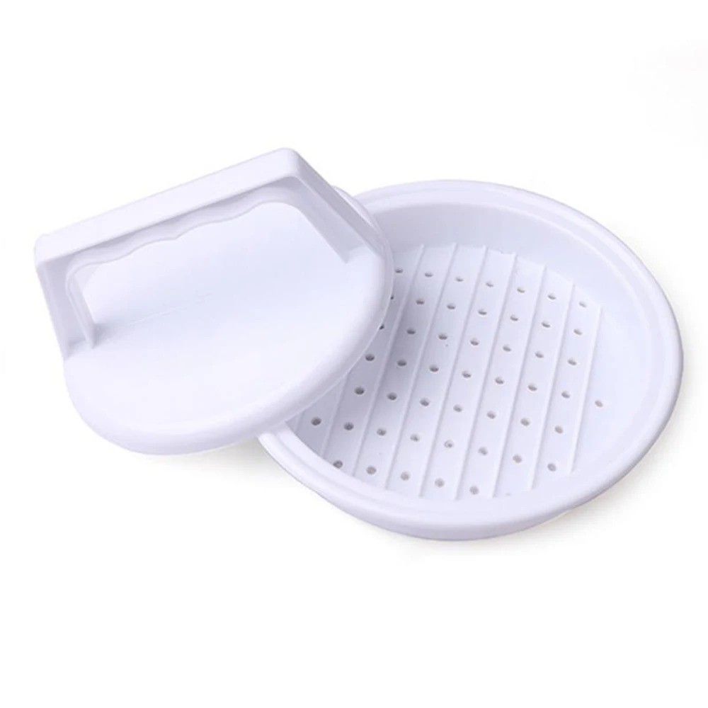 1pc Hamburger Press Burger Patty Maker Plastic Stuffed Burger Mold BBQ Tool