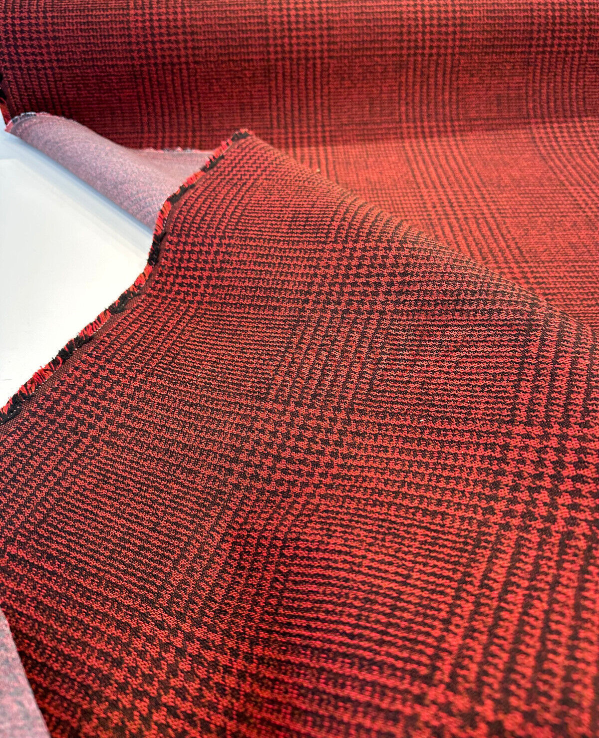 Sunbrella Pindler Frasure Oxblood Outdoor Upholstery Fabric By the yard