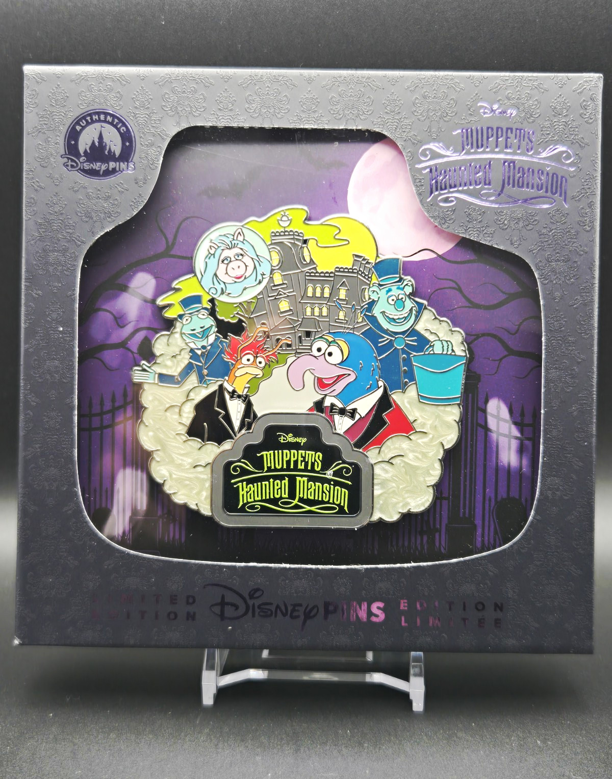 Disney Parks Muppets Haunted Mansion Cast Mini Jumbo Pin LE 5000 Boxed NEW 2026 Disney Parks Muppets Haunted Mansion Cast Mini Jumbo Pin LE 5000 Boxed NEW 2026