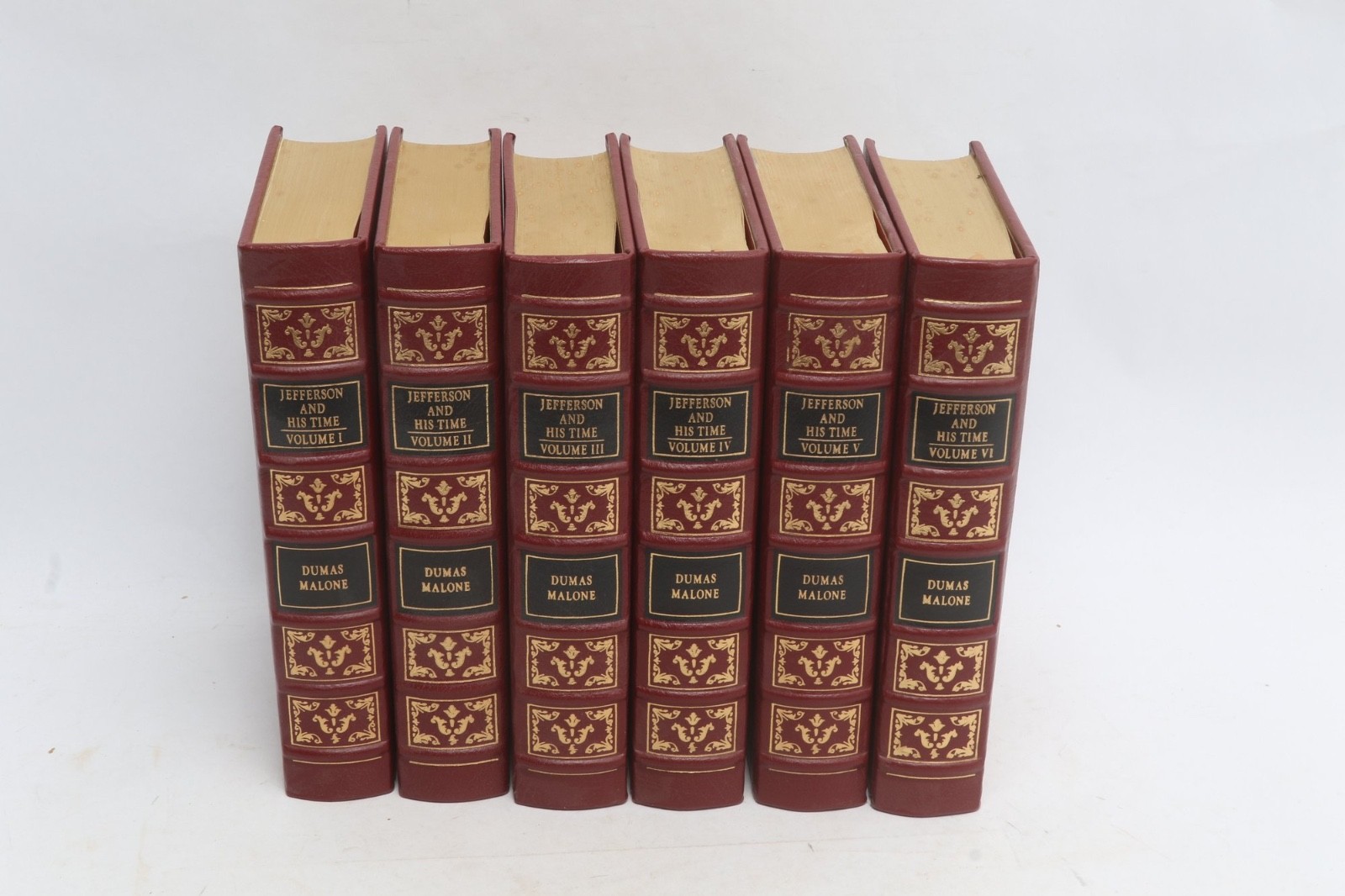 Jefferson And His Time by Dumas Malone 6 Volumes  (Easton Press)