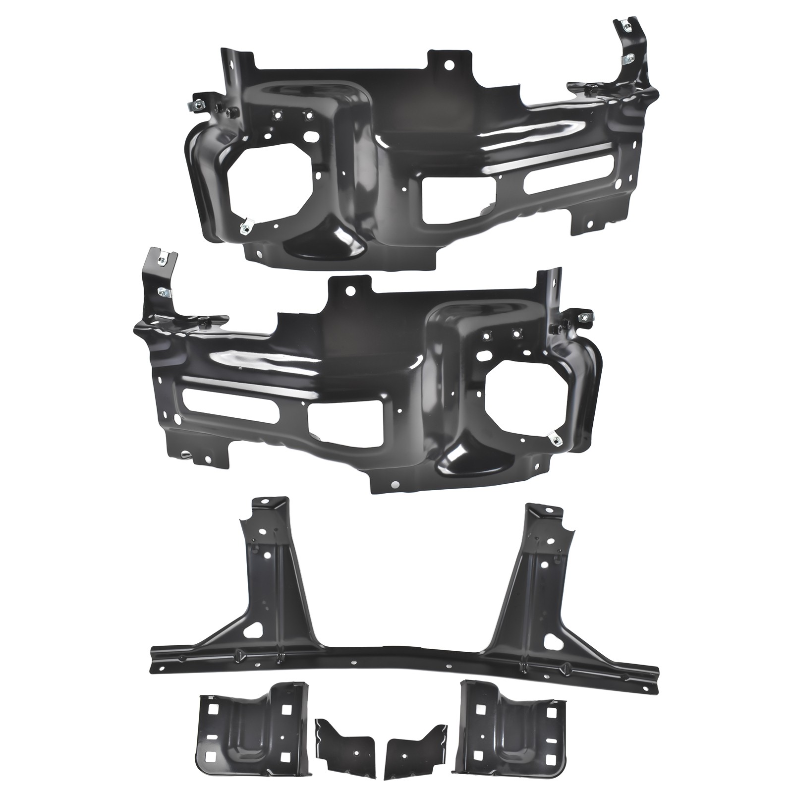 Front Bumper Brackets & Retianer Steel For 2015-2019 Chevrolet Silverado 3500 HD