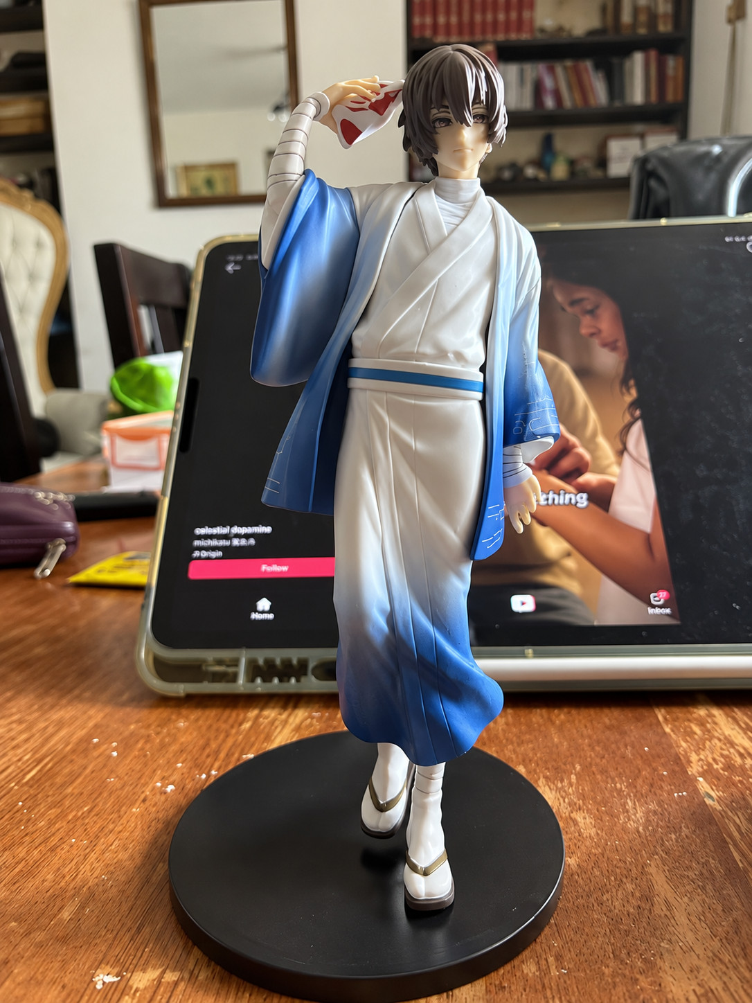 20cm Dazai Osamu Figure Bungo Stray Dogs Anime Kimono PVC Model Collectible Toy