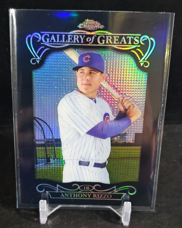 2015 Topps Chrome #GGR-25 ANTHONY RIZZO Gallery of Greats CHICAGO CUBS 2015 Topps Chrome #GGR-25 ANTHONY RIZZO Gallery of Greats CHICAGO CUBS