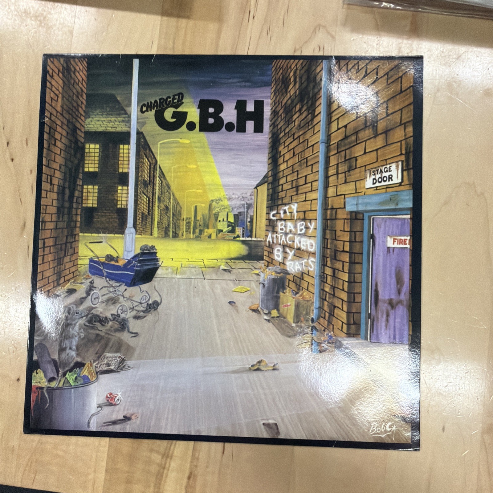 Charged G.B.H. - City Baby Attacked By Rats LP vinyl GBH PUNK RECORD Charged G.B.H. - City Baby Attacked By Rats LP vinyl GBH PUNK RECORD