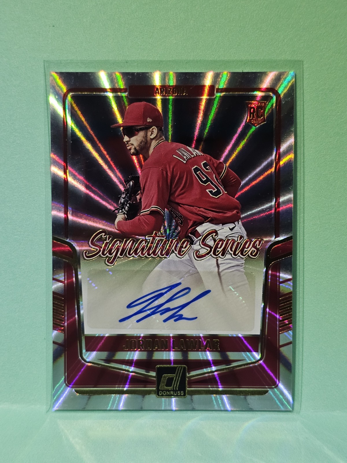 2024 Panini Donruss - Signature Series Jordan Lawlar #SS-JL Laser (AU, RC)