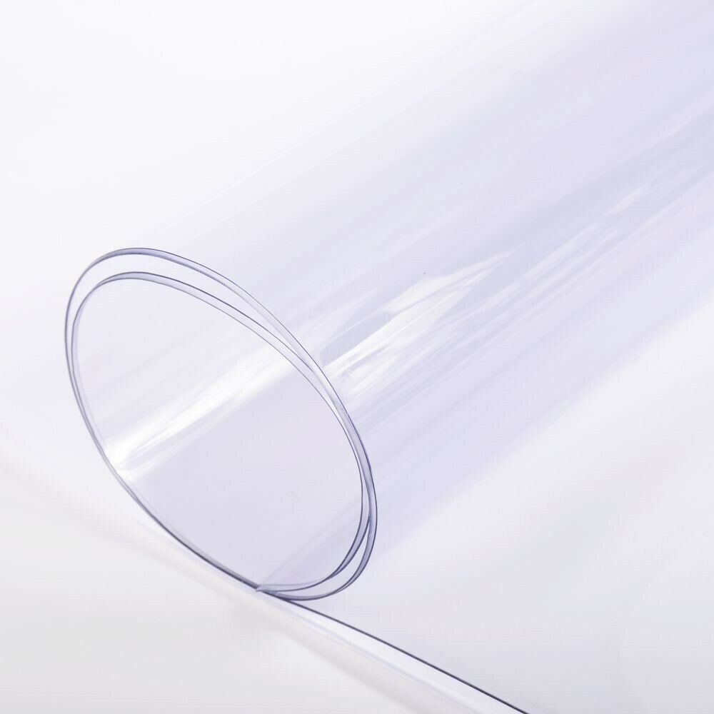Premium Clear Plastic Vinyl Table Cover Tablecloth Protector - Sold Folded Premium Clear Plastic Vinyl Table Cover Tablecloth Protector - Sold Folded