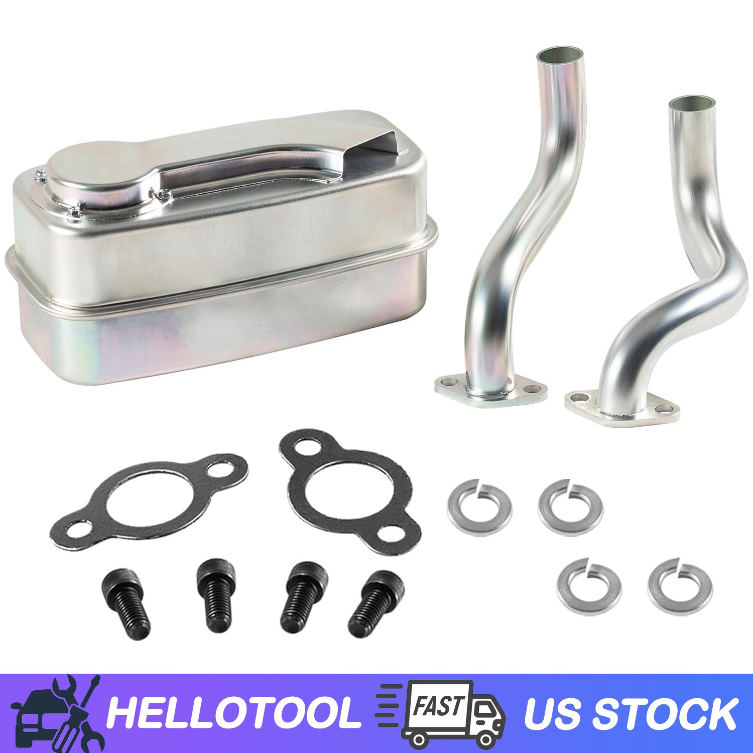 For Kohler Courage Select Twin-Cylinder Engines 3278601S Generator Muffler Kit For Kohler Courage Select Twin-Cylinder Engines 3278601S Generator Muffler Kit
