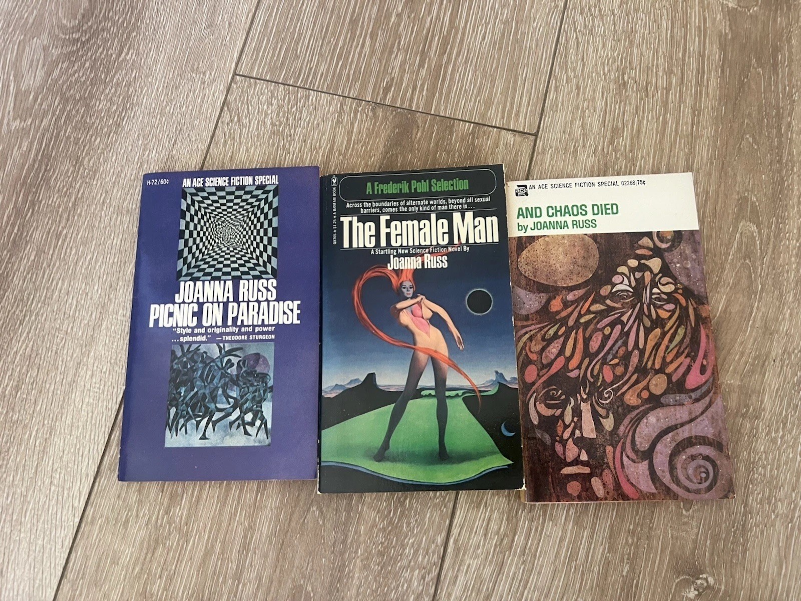 Joanna Russ, Lot Of 3. Female Man, Picnic On Paradise Joanna Russ, Lot Of 3. Female Man, Picnic On Paradise