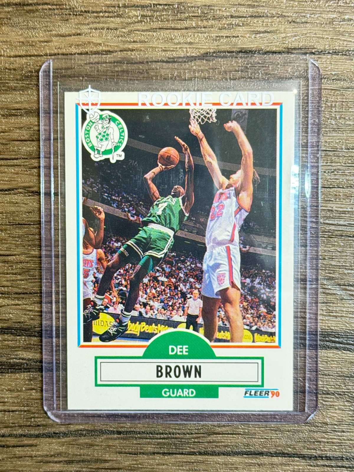1990-91 Fleer UPDATE Basketball DEE BROWN ROOKIE CARD #U-6 (RC) Celtics 1990-91 Fleer UPDATE Basketball DEE BROWN ROOKIE CARD #U-6 (RC) Celtics