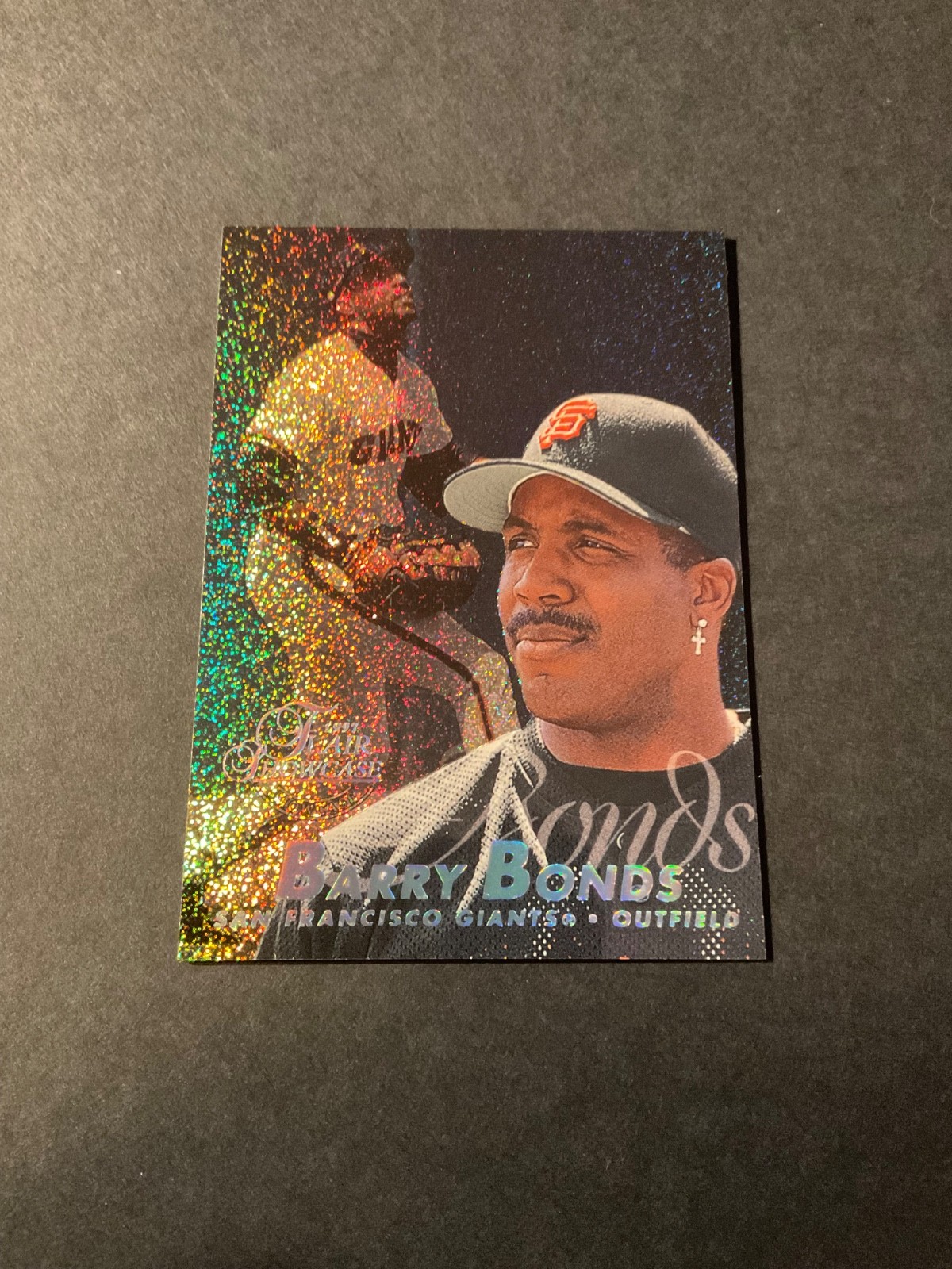 1997 Flair Showcase - Barry Bonds #25 Row 0 Holo Foil - Beauty 1997 Flair Showcase - Barry Bonds #25 Row 0 Holo Foil - Beauty