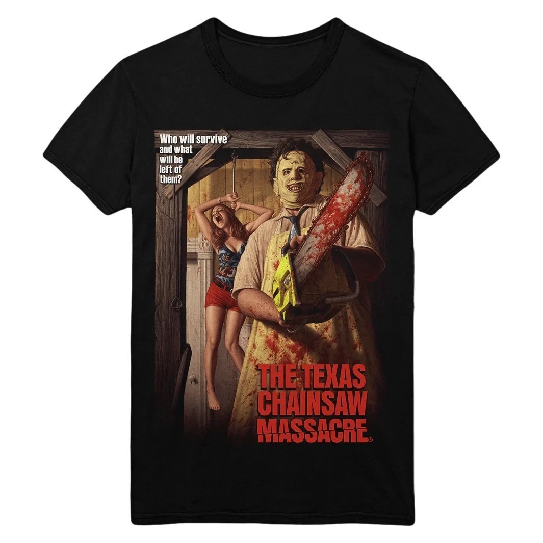 The Texas Chainsaw Massacre Classic Horror Movie Graphic T-Shirt