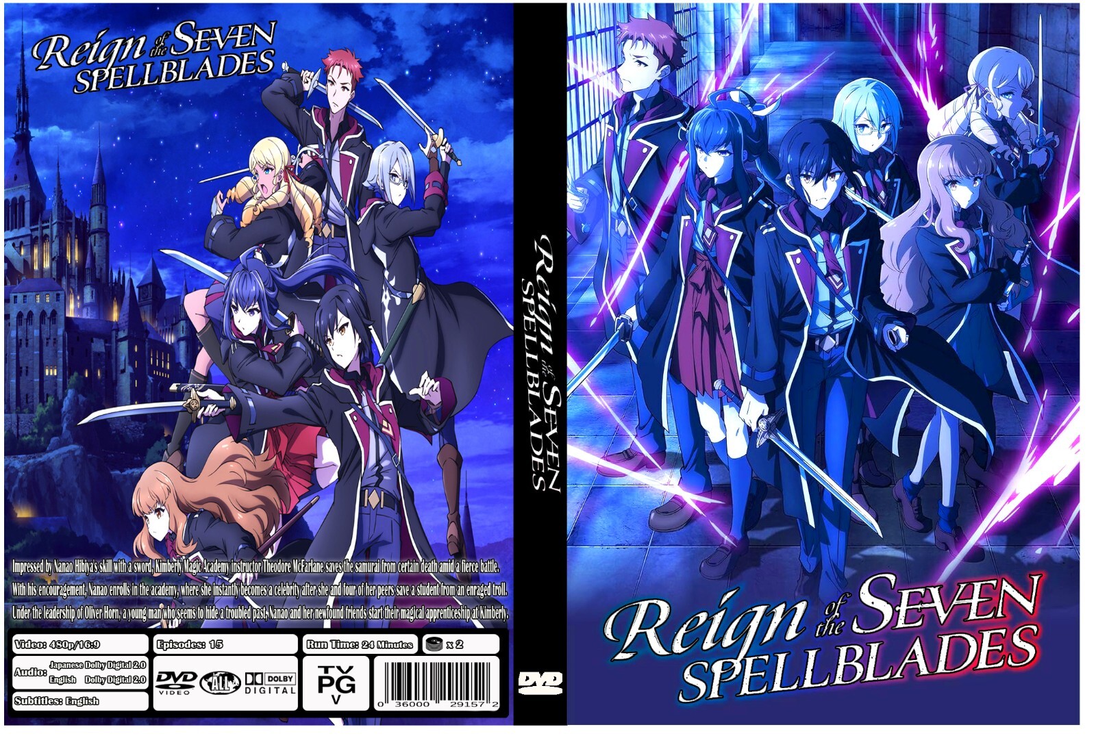 Reign of the Seven Spellblades Anime Series Episodes 1-15 Dual Audio Eng/Jpn Reign of the Seven Spellblades Anime Series Episodes 1-15 Dual Audio Eng/Jpn