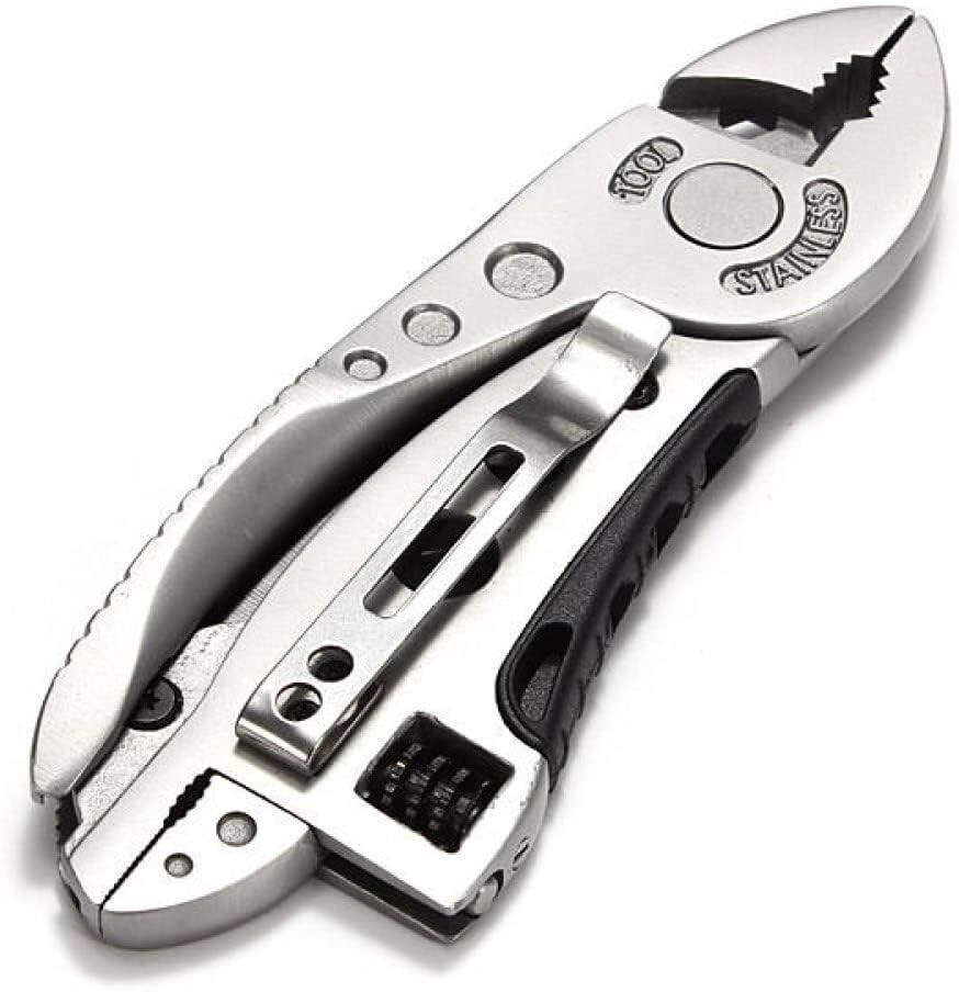 New Multi Tool Set Adjustable Wrench Jaw Screwdriver Pliers Knife Survival Gear New Multi Tool Set Adjustable Wrench Jaw Screwdriver Pliers Knife Survival Gear