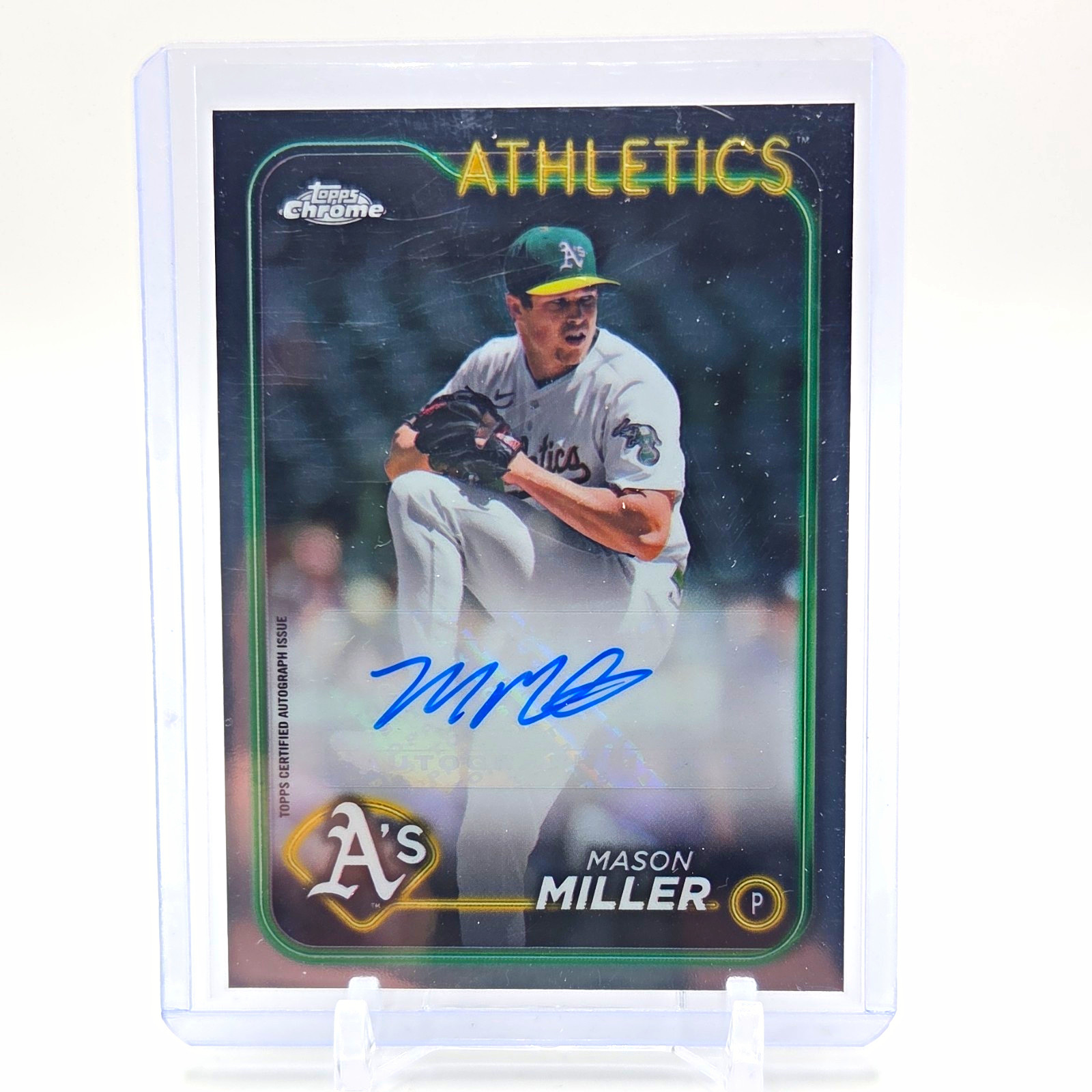 2024 Topps Chrome Mason Miller Auto #AC-MM 2024 Topps Chrome Mason Miller Auto #AC-MM