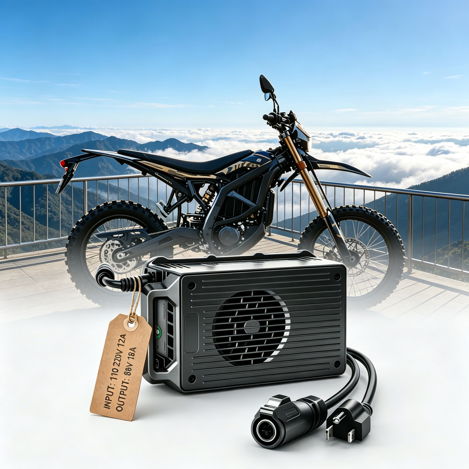 For 2026 Surron Ultra Bee Charger ( For 24.5kw 74v 60ah Batteries) For 2026 Surron Ultra Bee Charger ( For 24.5kw 74v 60ah Batteries)