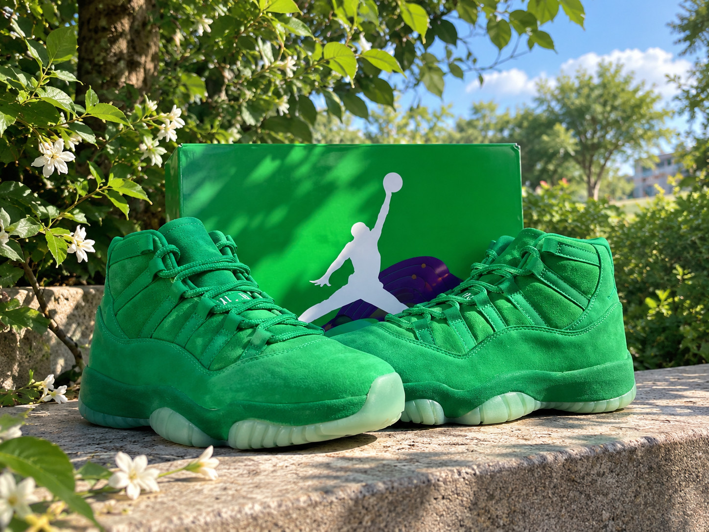 Men\'s All Size US Jordan 11 “Green Screen” 2026 7-12 Men\'s All Size US Jordan 11 “Green Screen” 2026 7-12