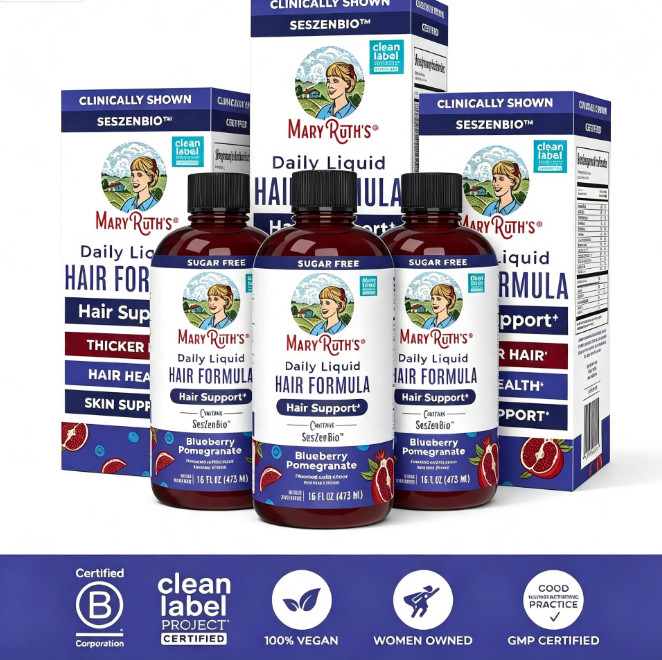 3pc MaryRuth\'s Daily Liquid Hair Formula-High Quality Hair Relief-High Quality-