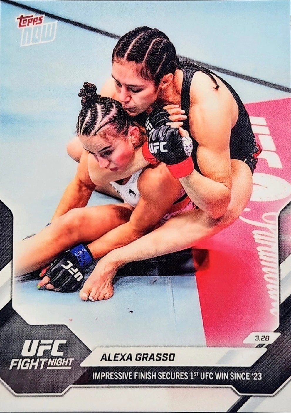 Alexa Grasso 2026 Topps Now UFC Fight Night Seattle 3.28 Knockout Submission 