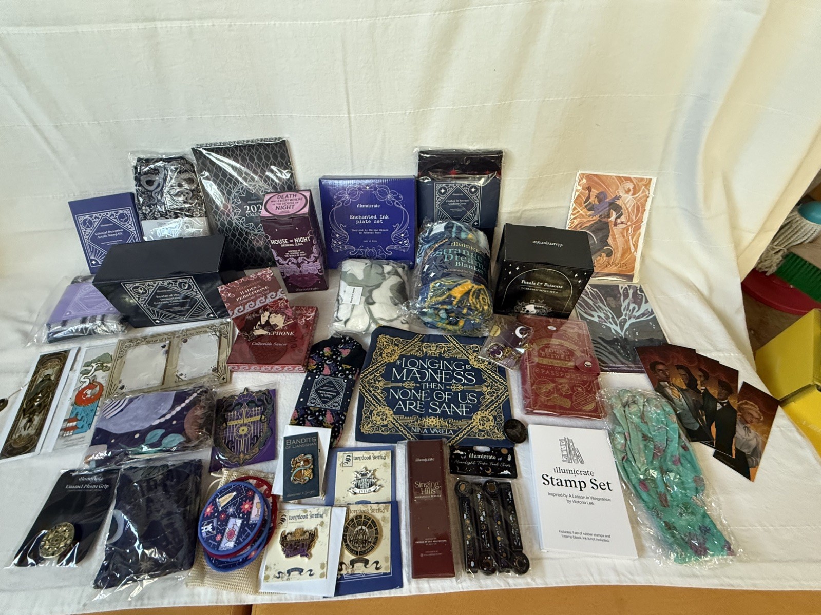 Book Box Items Illumicrate 2021-2026 bookish accessories home goods 