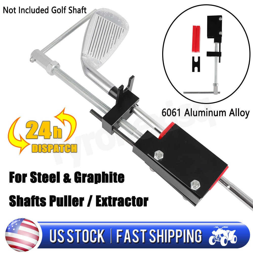 Golf Shaft Puller Extractor For Graphite & Steel Club Shaft Screw Type Repair Golf Shaft Puller Extractor For Graphite & Steel Club Shaft Screw Type Repair