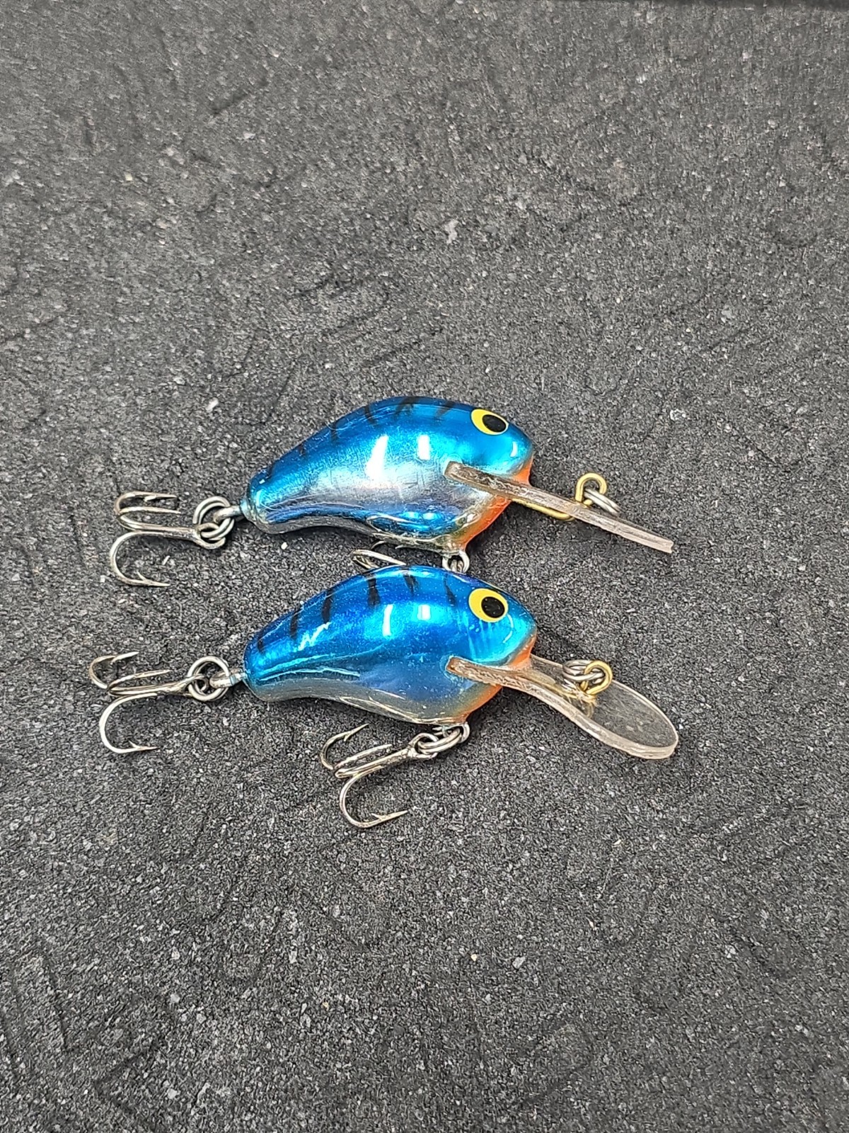 (2) Vintage Bagley Killer B1 B 1 Crankbait Fishing Lures Lot Of 2