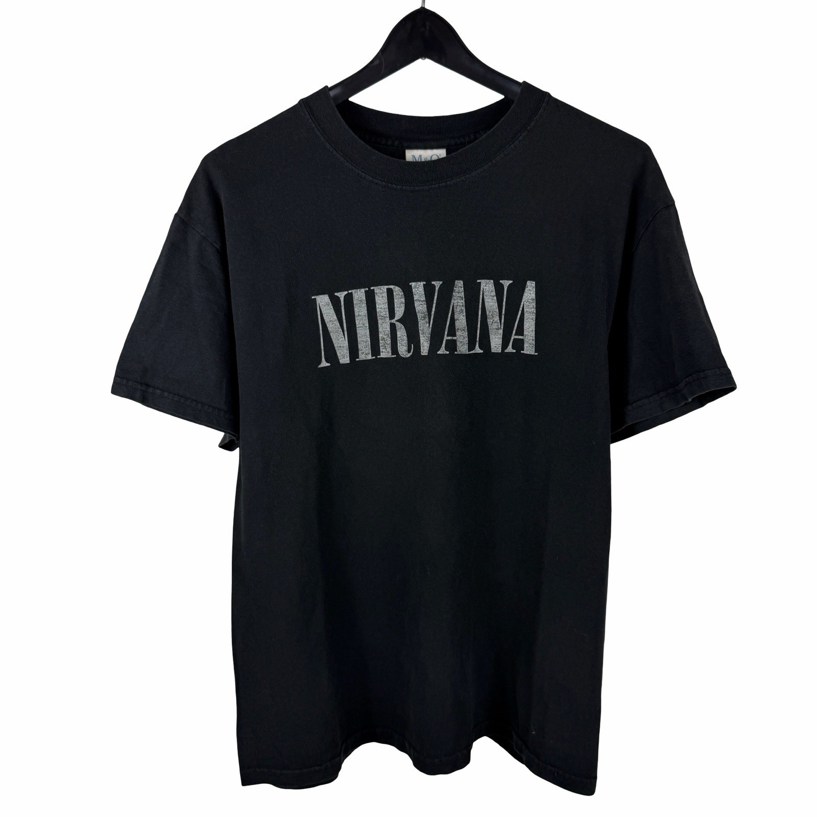 Vintage 2000s Nirvana Kurt Cobain Punk Rock Band Graphic Shirt Size M