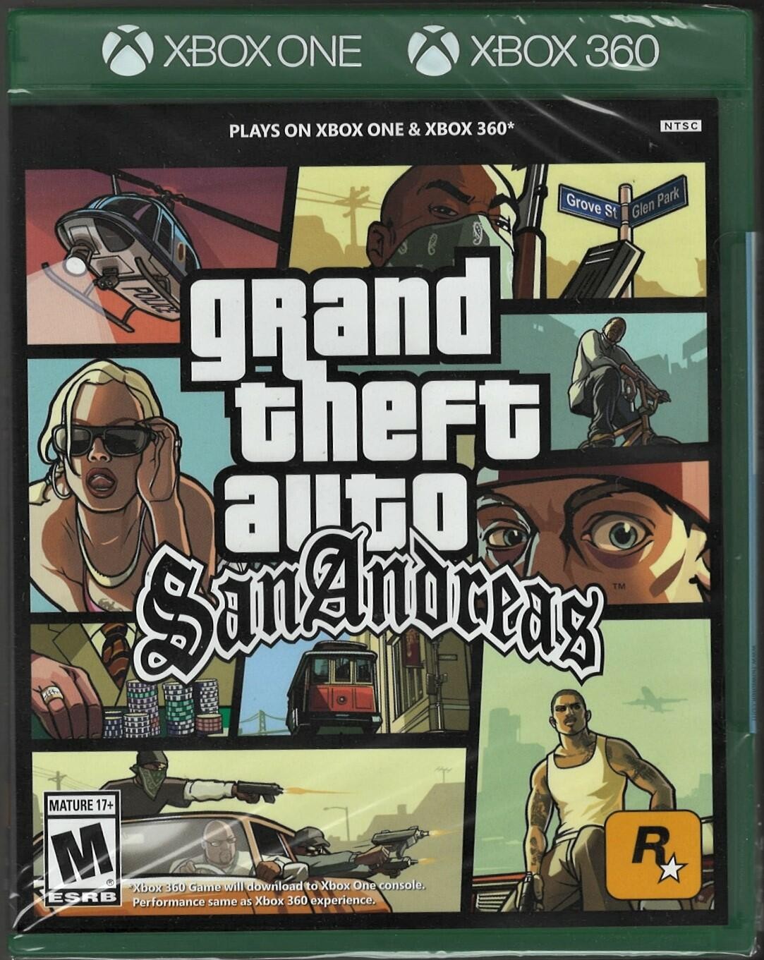 Grand Theft Auto: San Andreas (XB1 Packaging) Xbox 360 (Brand New Factory Sealed