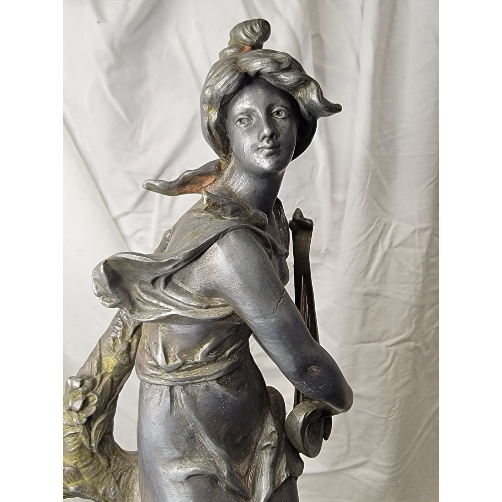 Sculpture by Emile Bruchon, \'Le Reveil des Oiseaux\'