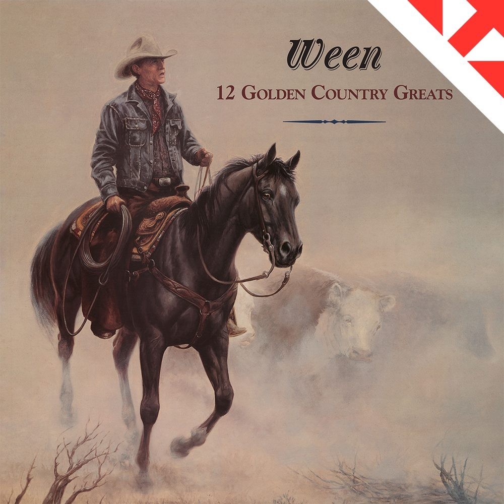 Ween 12 Golden Country Greats Cowboy Horse Album Poster