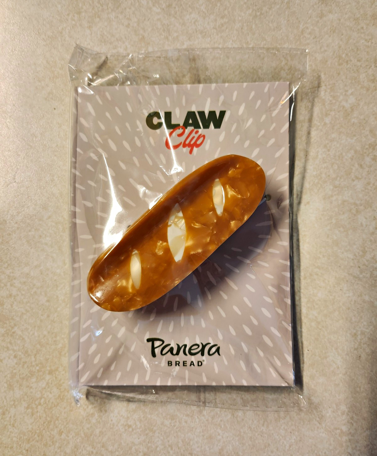 NEW Panera Bread Baguette Claw Clip Limited Edition Hair Accessory - Sealed NIP NEW Panera Bread Baguette Claw Clip Limited Edition Hair Accessory - Sealed NIP