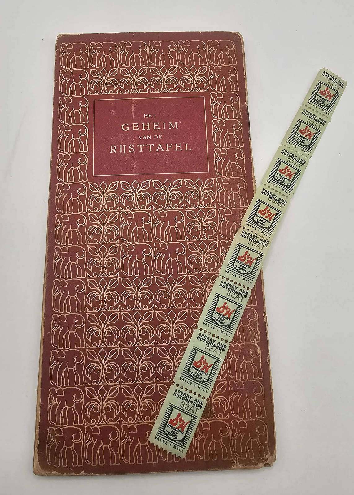 Vintage 1930s Dutch Rijsttafel Cookbook Booklet Calve Delft Indonesian Recipes