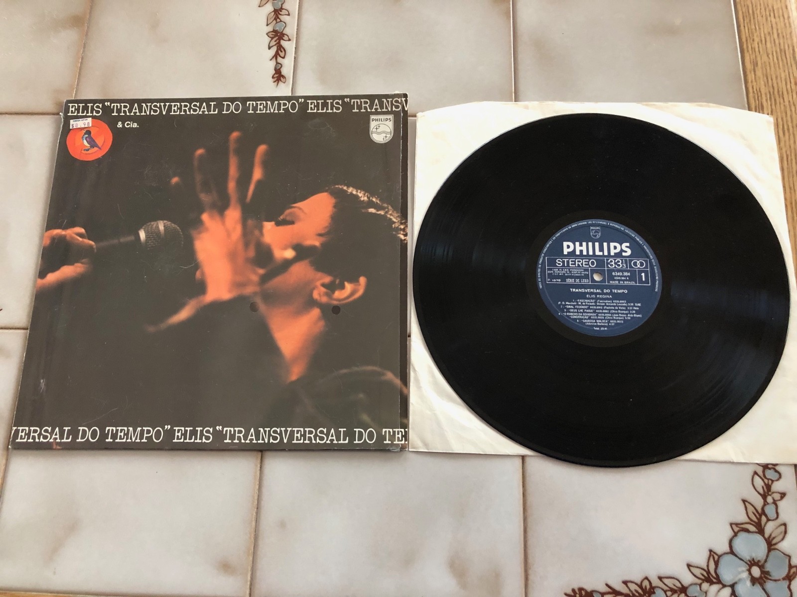ELIS REGINA~Transversal Do Tempo~LP~SHRINK~PHILIPS~LABEL~IMPORT~BRASIL~NM~MPB