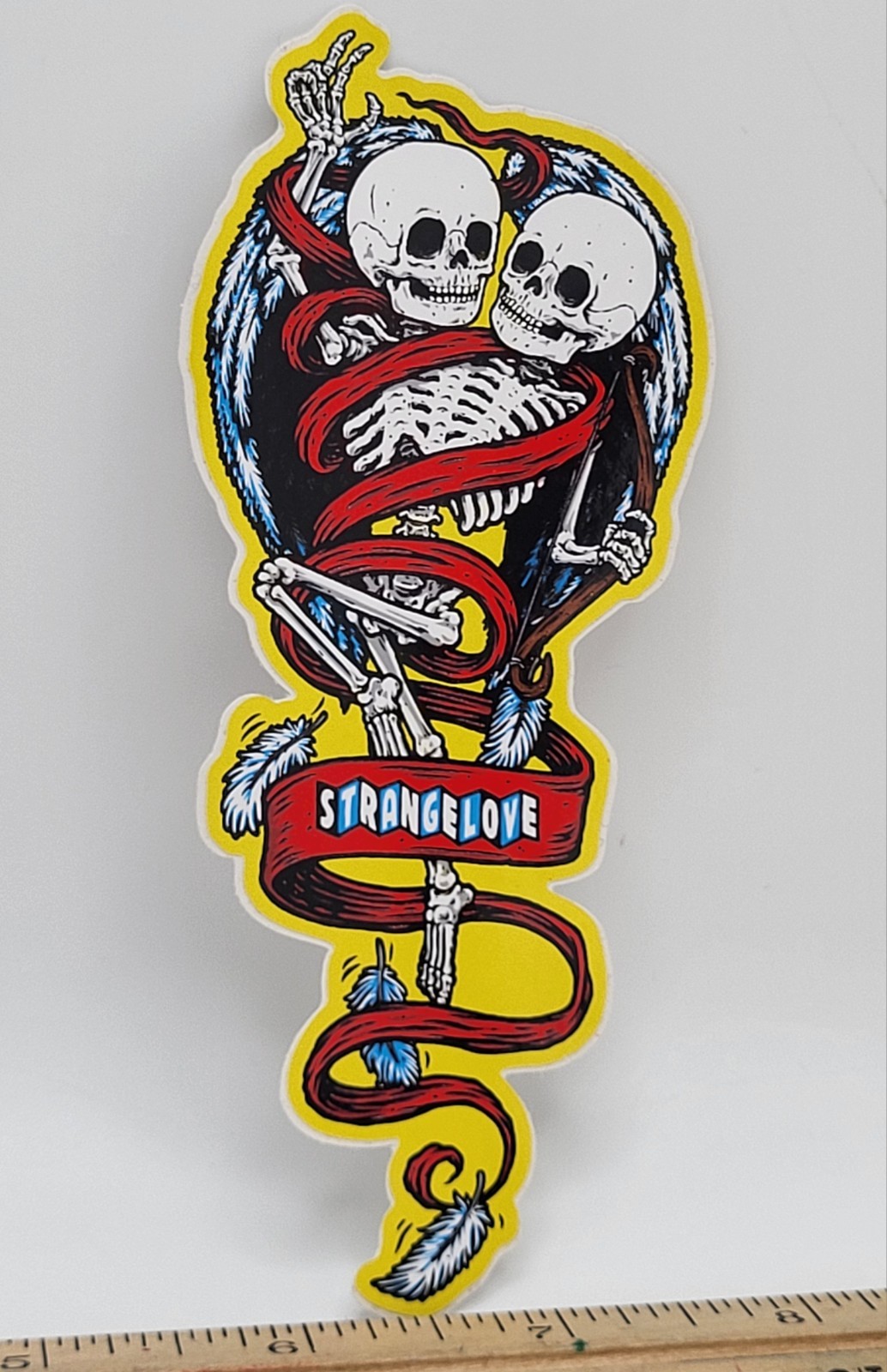 LOT of 6 Strangelove Skateboards / Greatful Dead Tribute Stickers