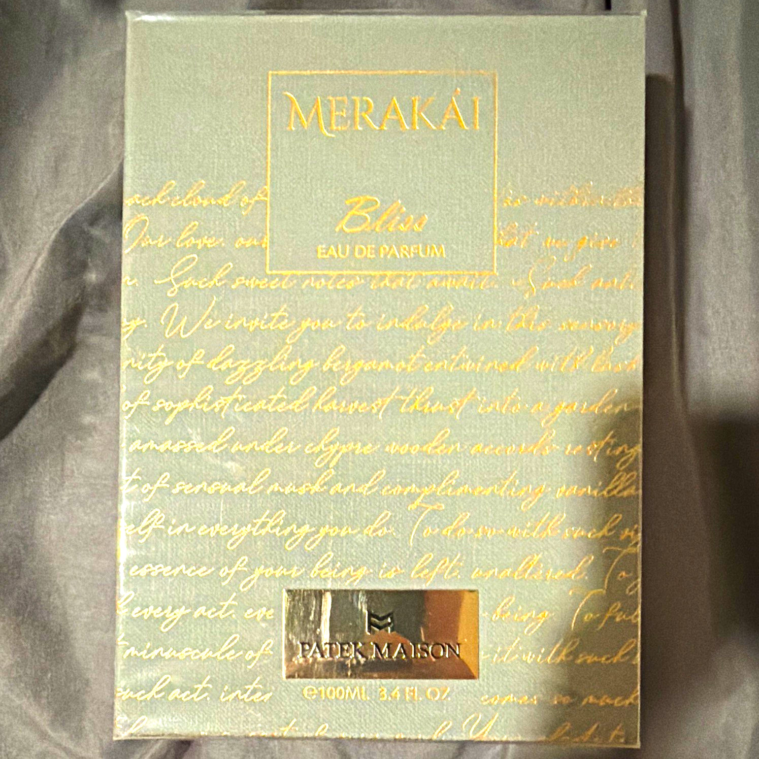 Patek Maison Merakai Bliss Eau de Parfum Spray Regular Size 3.4 fl oz