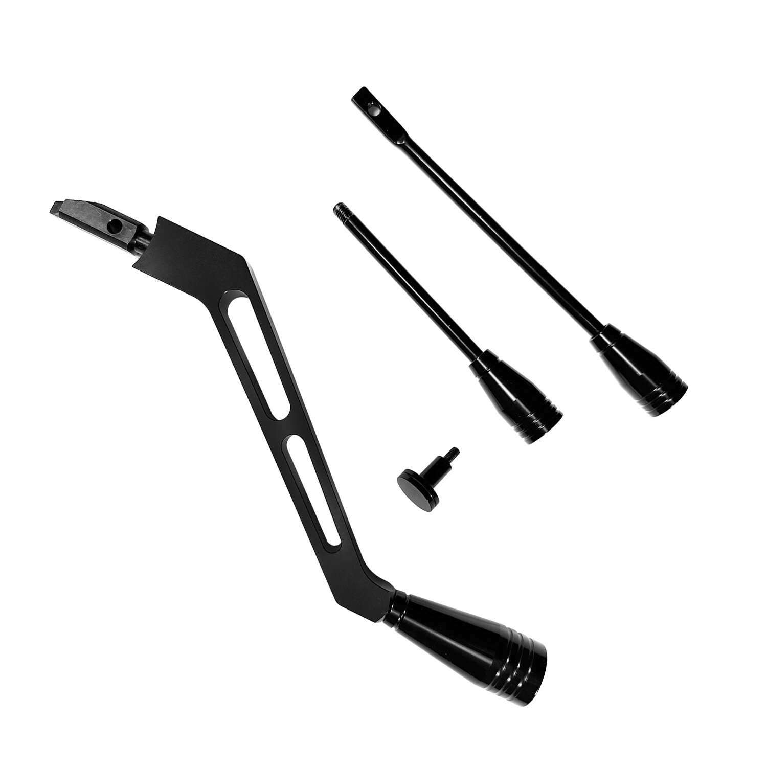 Black Billet Aluminum Shifter Turn Signal Lever Hazard Tilt Kit For GM Column Black Billet Aluminum Shifter Turn Signal Lever Hazard Tilt Kit For GM Column